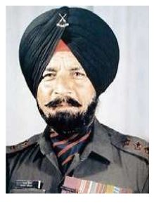 SUBEDAR MAJOR & HONY CAPTAIN(Then NAIB SUBEDAR) BANA SINGH